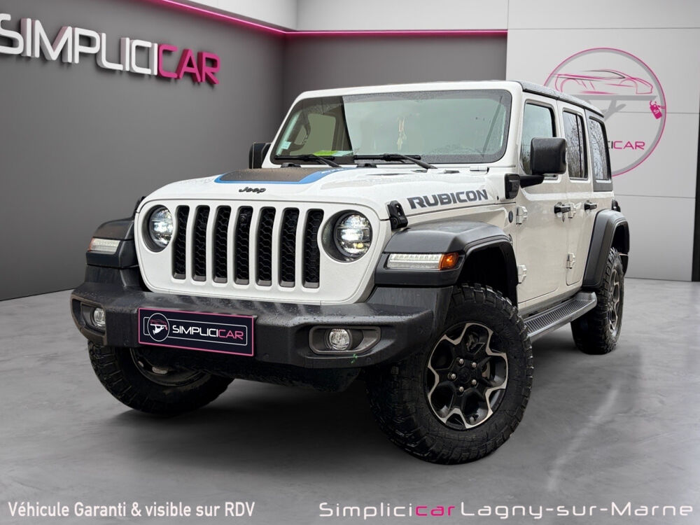 Wrangler Unlimited 4xe 2.0 l T 380 ch PHEV 4x4 BVA8 Rubicon 2021 occasion 77400 Lagny-sur-Marne
