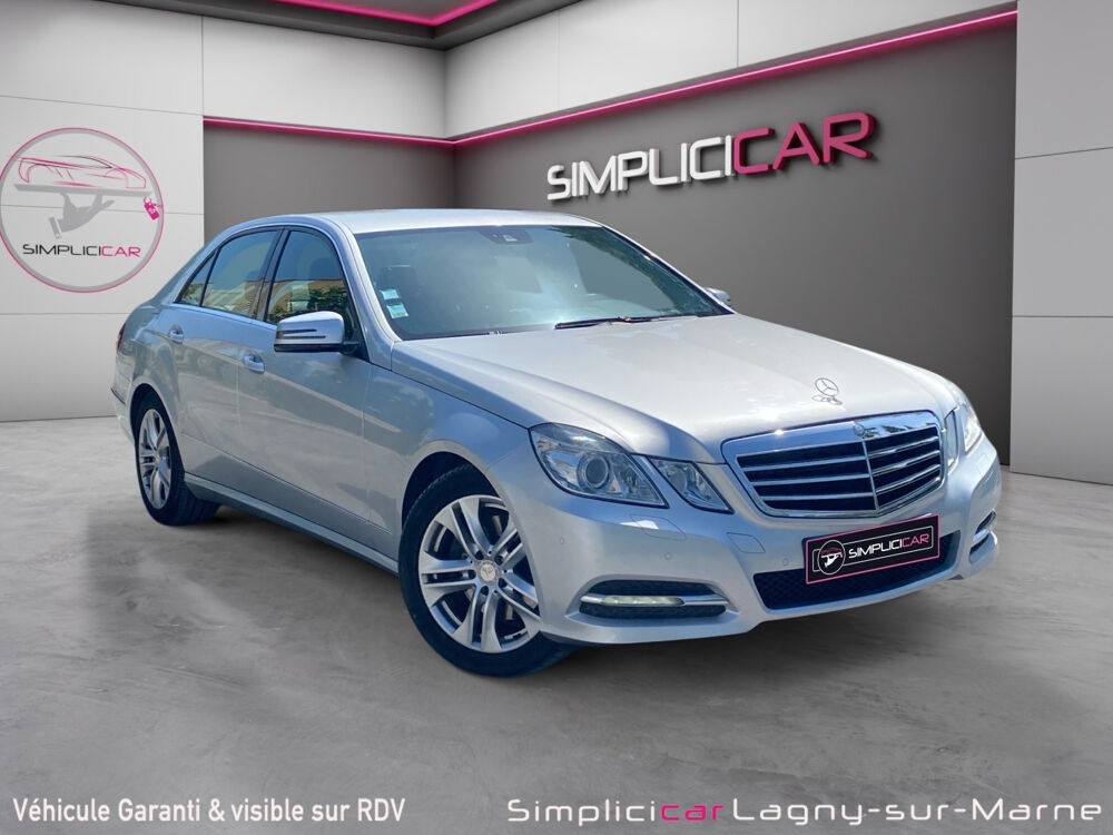 Classe E 350 CDI BlueEfficiency Avantgarde Executive A 2012 occasion 77400 Lagny-sur-Marne