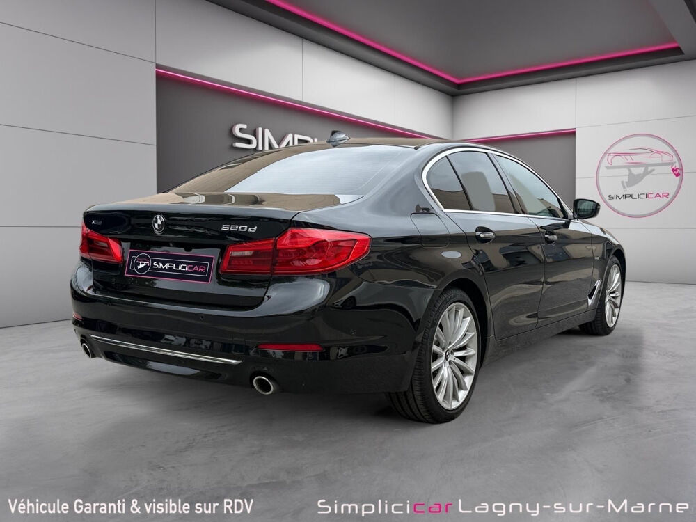 S&eacute;rie 5 520d xDrive 190 ch BVA8 Luxury 2018 occasion 77400 Lagny-sur-Marne