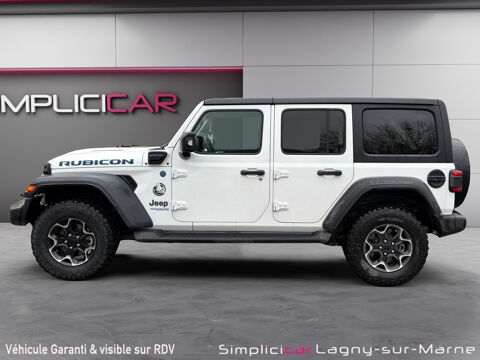 Wrangler Unlimited 4xe 2.0 l T 380 ch PHEV 4x4 BVA8 Rubicon 2021 occasion 77400 Lagny-sur-Marne