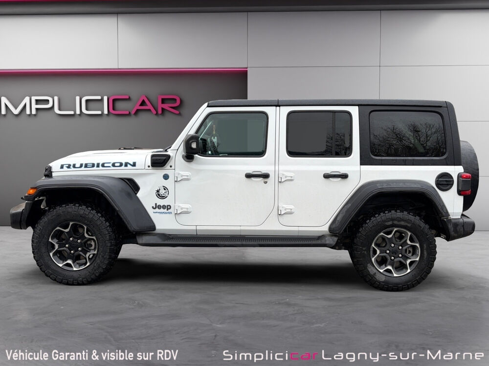 Wrangler Unlimited 4xe 2.0 l T 380 ch PHEV 4x4 BVA8 Rubicon 2021 occasion 77400 Lagny-sur-Marne
