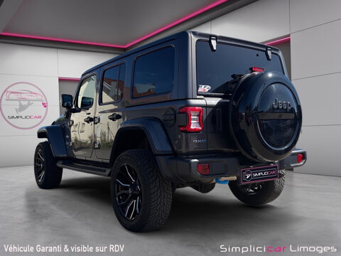 Wrangler Unlimited 4xe 2.0 l T 380 ch PHEV 4x4 BVA8 Overland 2022 occasion 87000 Limoges