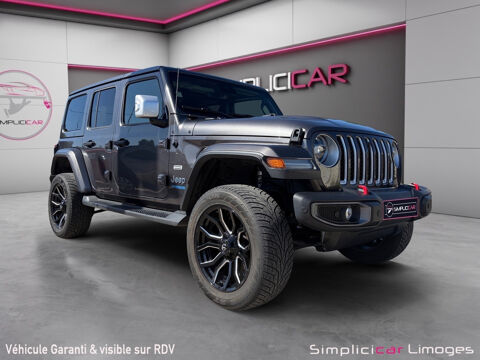 Wrangler Unlimited 4xe 2.0 l T 380 ch PHEV 4x4 BVA8 Overland 2022 occasion 87000 Limoges