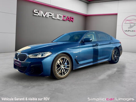 BMW S&eacute;rie 5 530d TwinPower Turbo xDrive 286 ch BVA8 M Sport 2021 occasion Limoges 87000