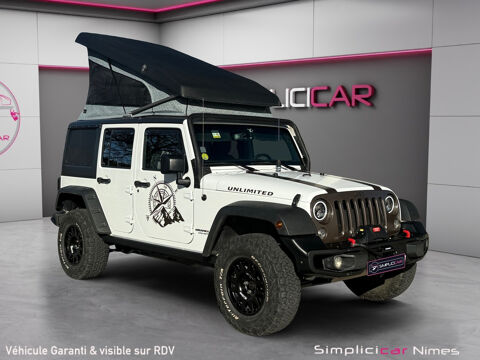Jeep Wrangler 2.8 CRD 200 - 4x4 Rock Trac Unlimited BVA Rubicon 2018 occasion N&icirc;mes 30900