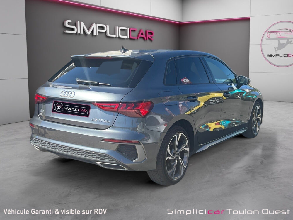 A3 Sportback 40 TFSIe 204 S tronic 6 S Line 2021 occasion 83190 Ollioules