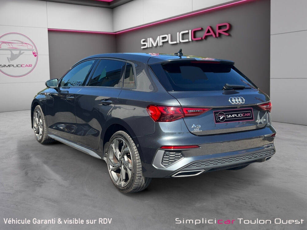A3 Sportback 40 TFSIe 204 S tronic 6 S Line 2021 occasion 83190 Ollioules