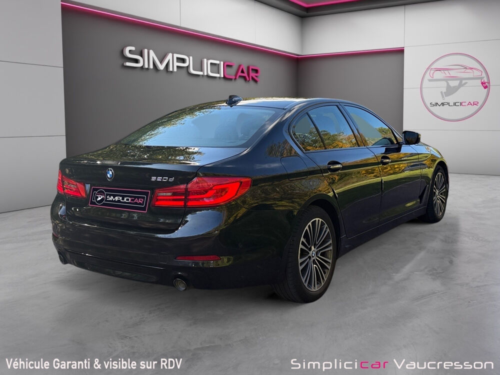 S&eacute;rie 5 520d 190 ch BVA8 Sport 2018 occasion 92420 Vaucresson