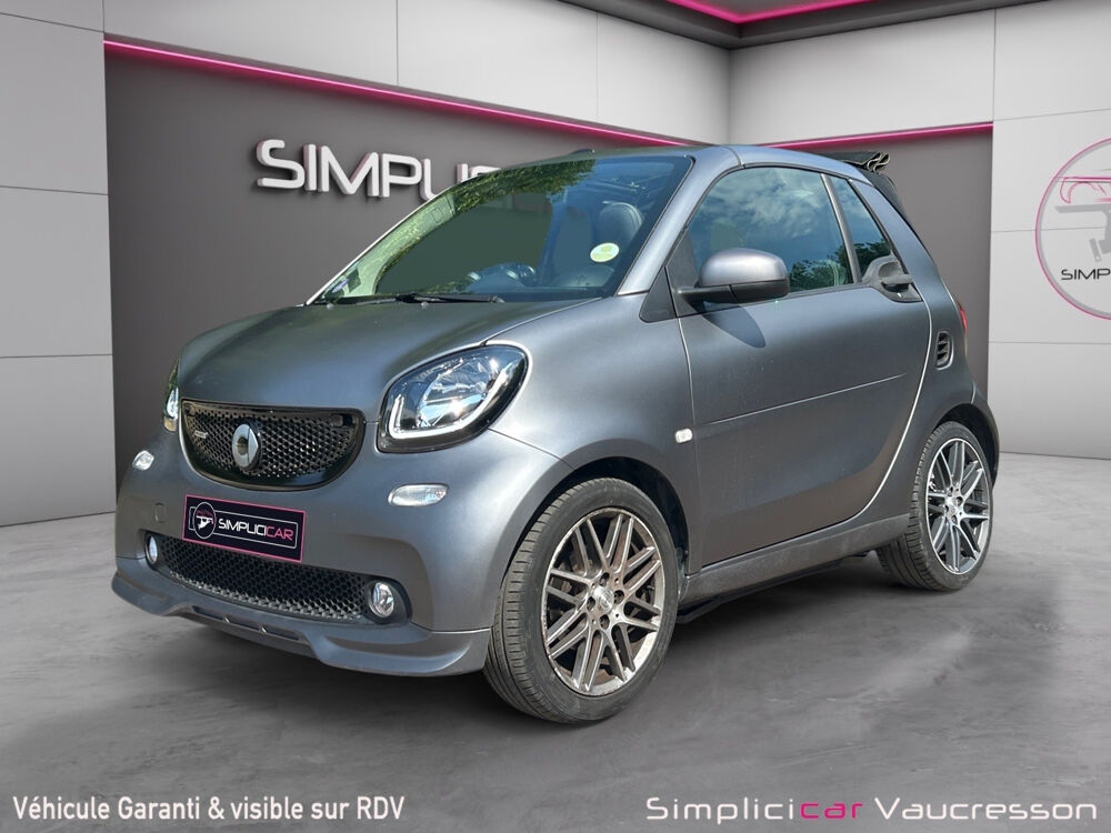 ForTwo Fortwo Cabrio 0.9 109 ch S&S BA6 Brabus Xclusive 2018 occasion 92420 Vaucresson