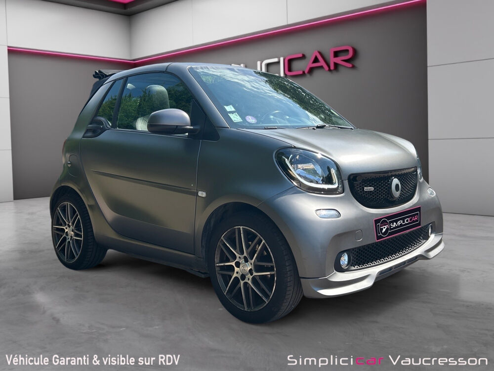 ForTwo Fortwo Cabrio 0.9 109 ch S&S BA6 Brabus Xclusive 2018 occasion 92420 Vaucresson