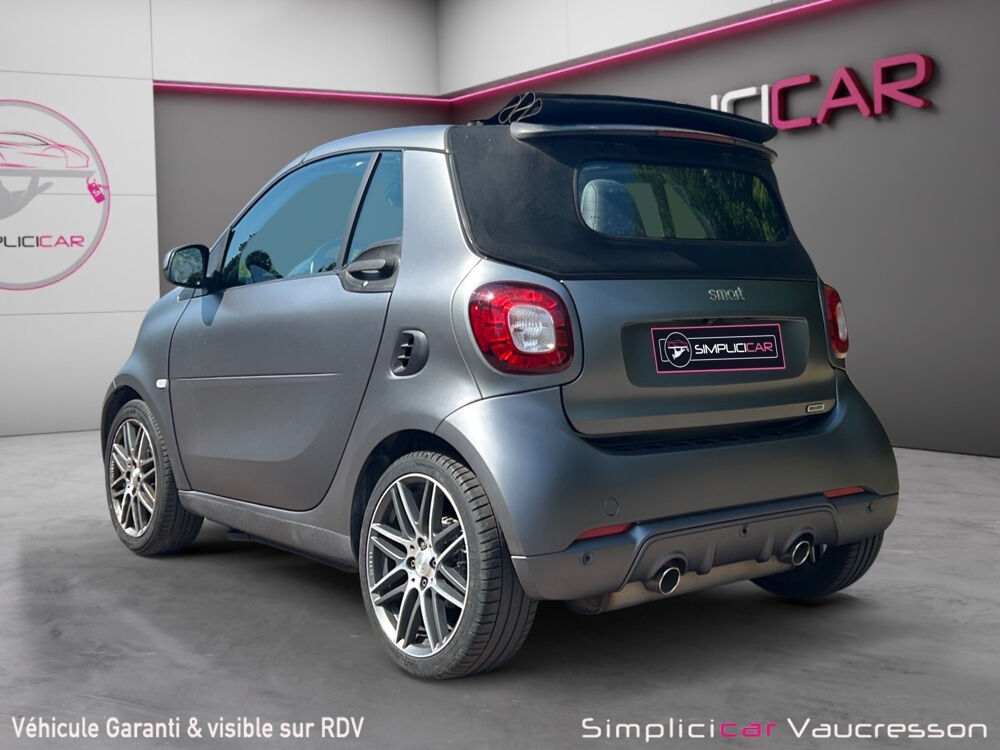 ForTwo Fortwo Cabrio 0.9 109 ch S&S BA6 Brabus Xclusive 2018 occasion 92420 Vaucresson