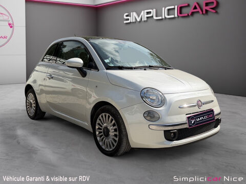 Fiat 500 69 ch Lounge / Blanc Nacre / toit pano /