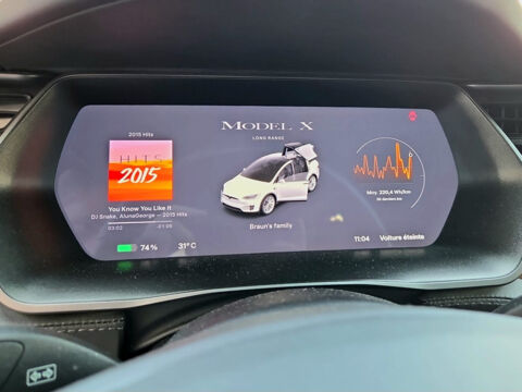 Model X MODEL X 100 kWh Dual-Motor Long Range Plus 2020 occasion 92420 Vaucresson