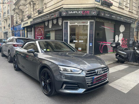 Audi A5 Cabriolet 2.0 TDI 190 S tronic 7 S Line 2018 occasion Paris 75015