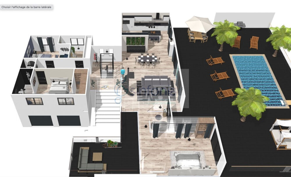 Vente Maison SAINTE-ANASTASIE   Villa contemporaine à terminer   269 m2 habitables   Terrain 1 250 m2   355 000 € Ste anastasie