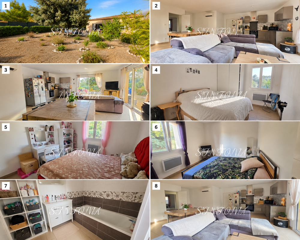 VILLA CONTEMPORAINE DE PLAIN-PIED À CABRIÈRES