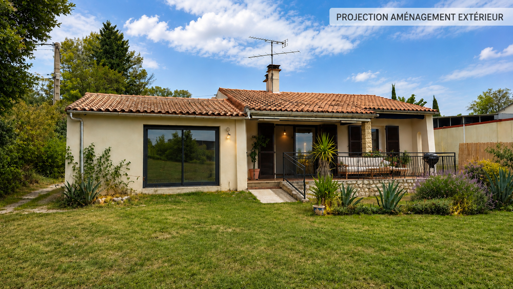 À vendre Maison de plain-pied rénovée avec jardin à Garrigues-Sainte-Eulalie