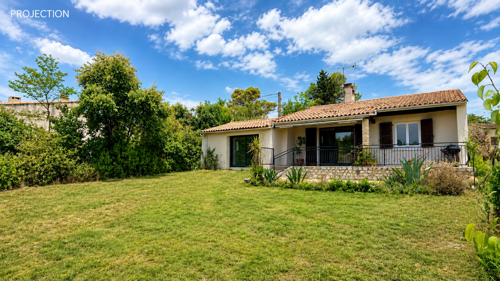 À vendre Maison de plain-pied rénovée avec jardin à Garrigues-Sainte-Eulalie