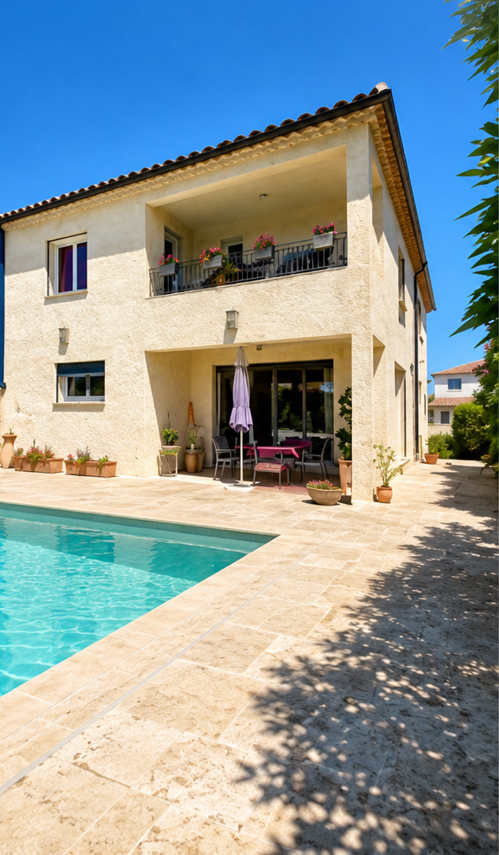 RARE A UZES: MAISON RECENTE 4 CHAMBRES AVEC PISCINE A PIED DU CENTRE HISTORIQUE