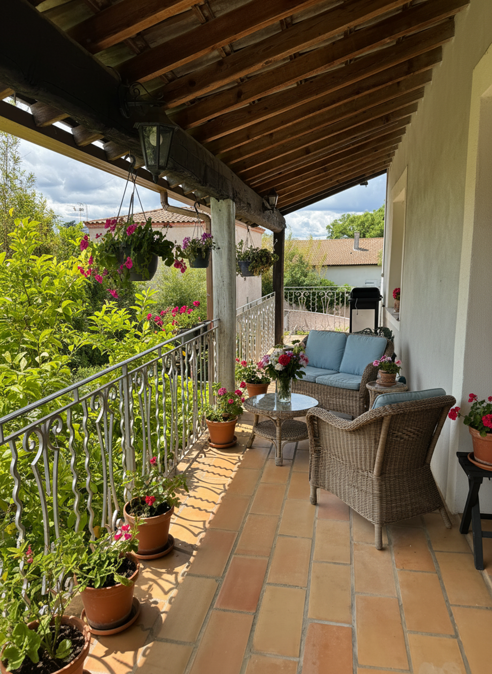Marguerittes appartement T3 de 92 m2, avec terrasse, jardin privatif et 2 places de parking