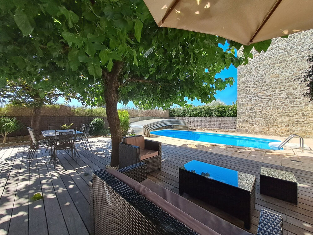 Vente Maison Magnifique maison en pierre avec piscine en Ardèche St andre de cruzieres