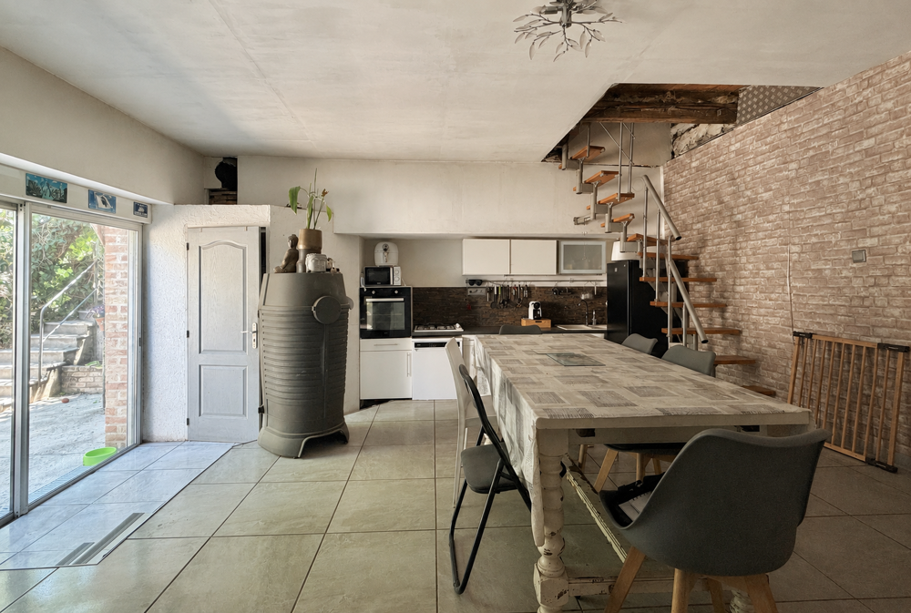 Maison en pierre de 130 m2 avec garage et terrain Bagard, à 10 minutes d'Anduze