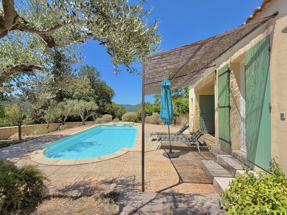 Sur les hauteurs d'Anduze, villa avec vue exceptionnelle et gîte indépendant
