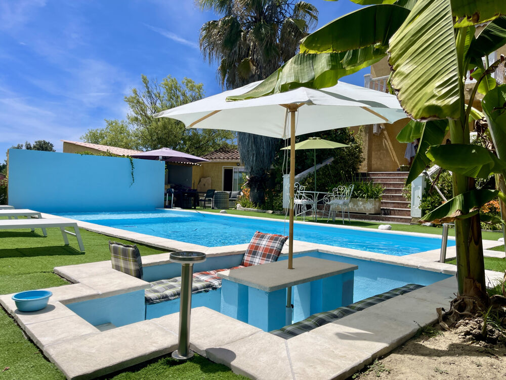 Vente Maison Villa 130m2 - Terrain 3000m2 - Piscine et cuisine été St privat des vieux