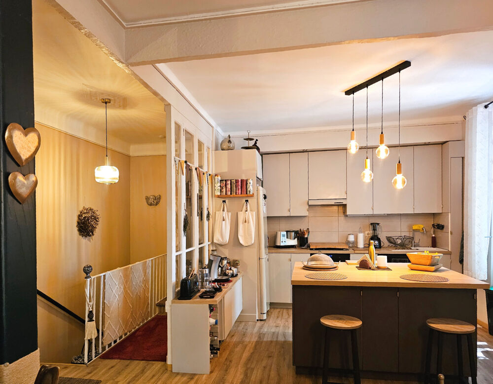 Maison en pierre 150 m2 3 chambres en R+1, garage et atelier XXL et 400m2 de potager : un bien aux multiple