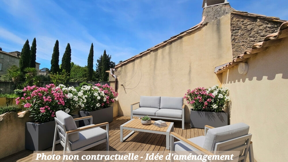 Vente Maison Maison de village, esprit loft artistique Collias