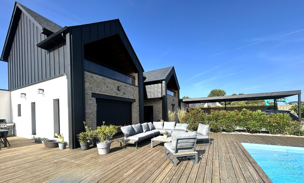 Vente Maison SOUS OFFRE - Maison d'architecte / Villa à vendre avec piscine  - saint Jacut / Beaussais sur mer - proche pla Beaussais sur mer