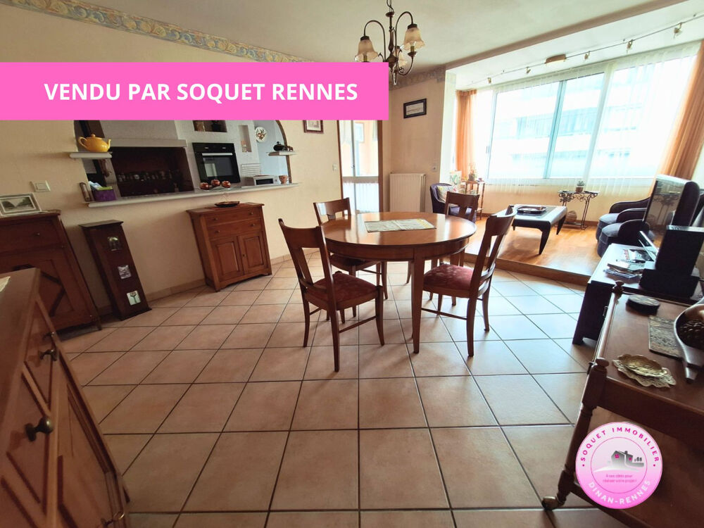 VENDU - SOQUET IMMOBILIER - RENNES LE MAIL François Mitterrand APPARTEMENT T3 DE 76m2