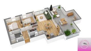  Appartement � vendre 3 pi�ces 67 m�