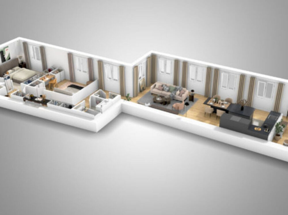 Vente Appartement Appartement neuf livré fini , 106 m2 , Face aux Coustous à Bagnères-de-Bigorre Bagneres de bigorre