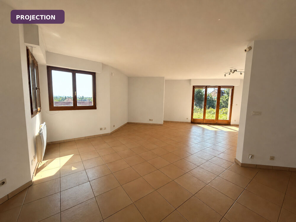 Maison 4 pièces, vue panoramique, double garage et terrain constructible - Strasbourg - Alsace