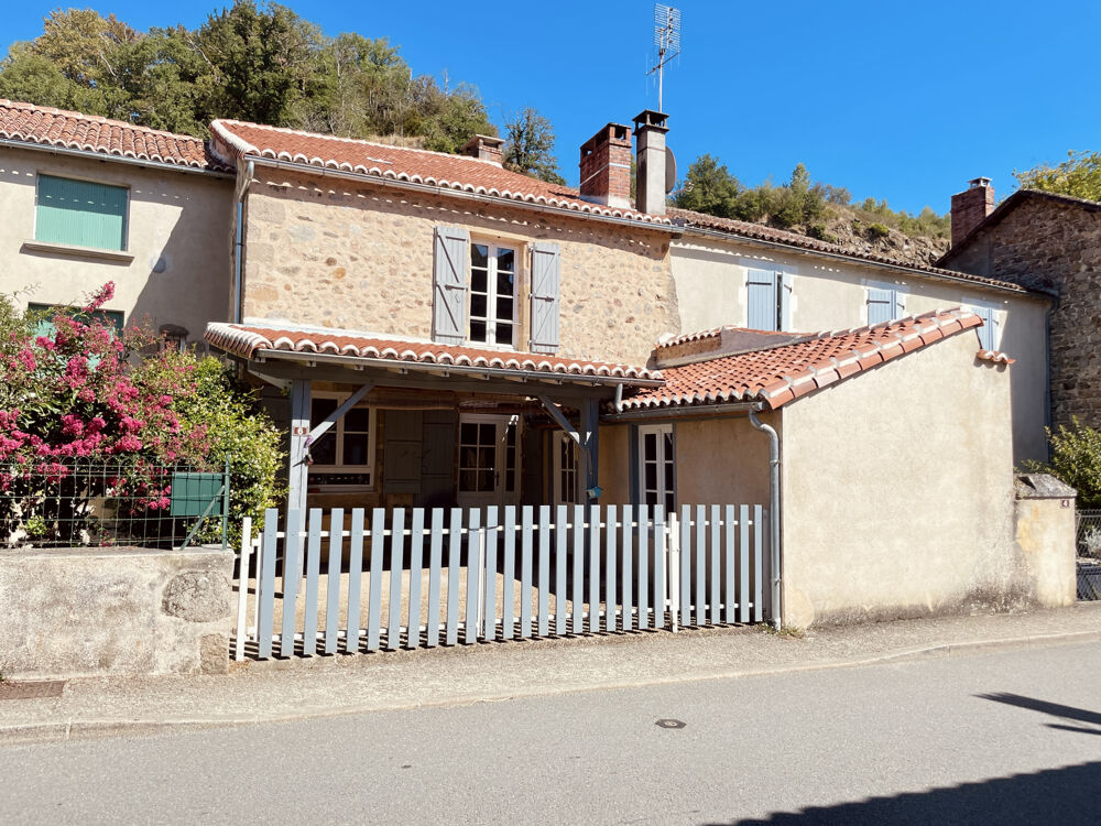 AU COEUR D'UN VILLAGE TOURISTIQUE, CHARMANTE MAISON DE CARACTÈRE RÉNOVEE AVEC COUR ET JARDINET