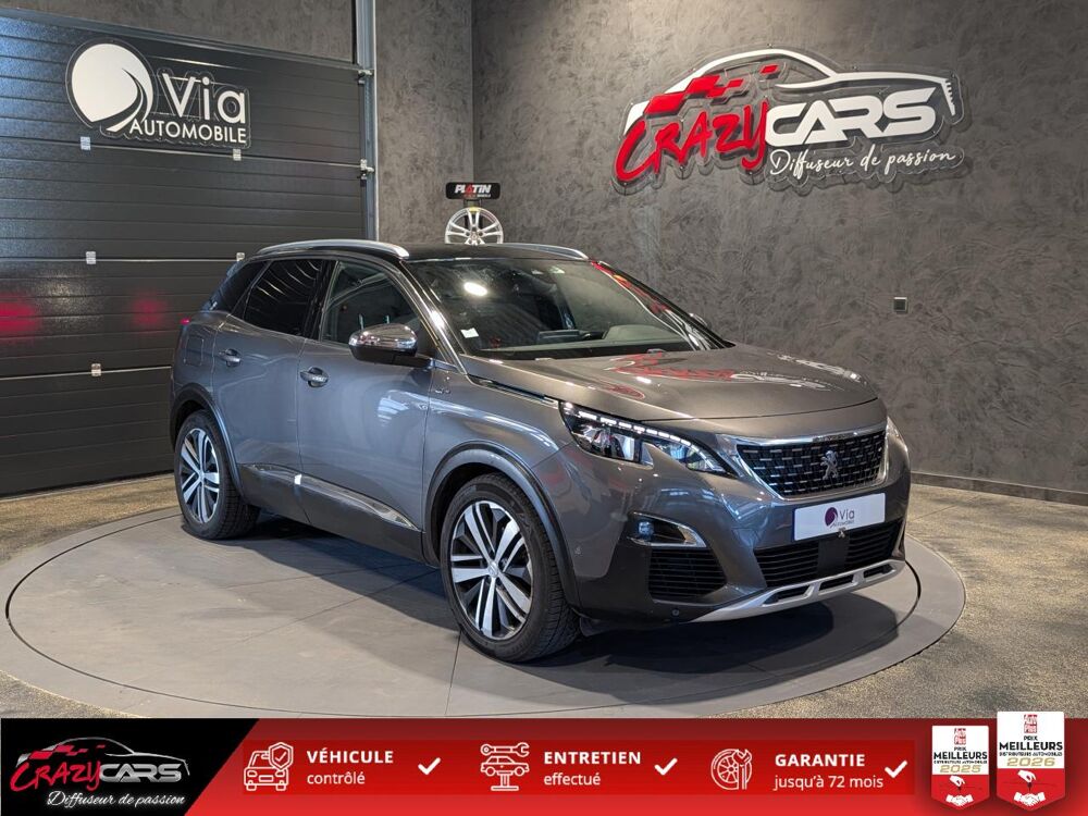 3008 2.0 BlueHDi 180 EAT8 GT - FOCAL - Attelage 2018 occasion 25300 Pontarlier