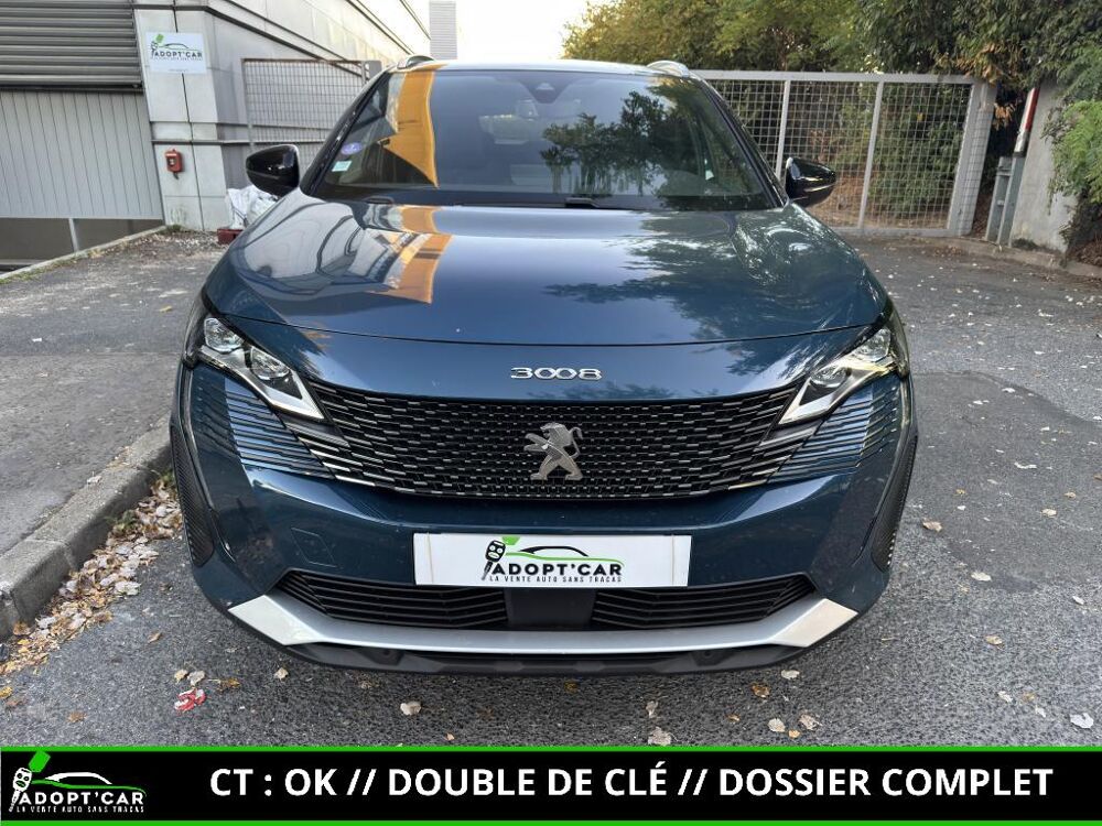 3008 Hybrid - 225 - BV e-EAT8 II 2016 GT PHASE 2 2022 occasion 77185 Lognes