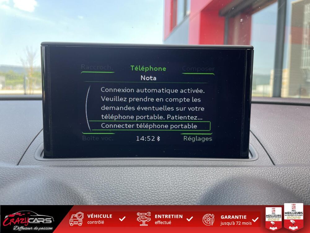 A3 1.8 TFSI 180 S line - RADAR AV / AR 2016 occasion 25300 Pontarlier