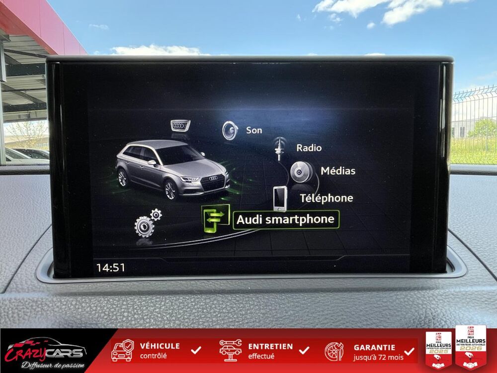 A3 1.5 35 TFSI 150 S-Tronic Business Line - AppleCarplay 2019 occasion 25300 Pontarlier