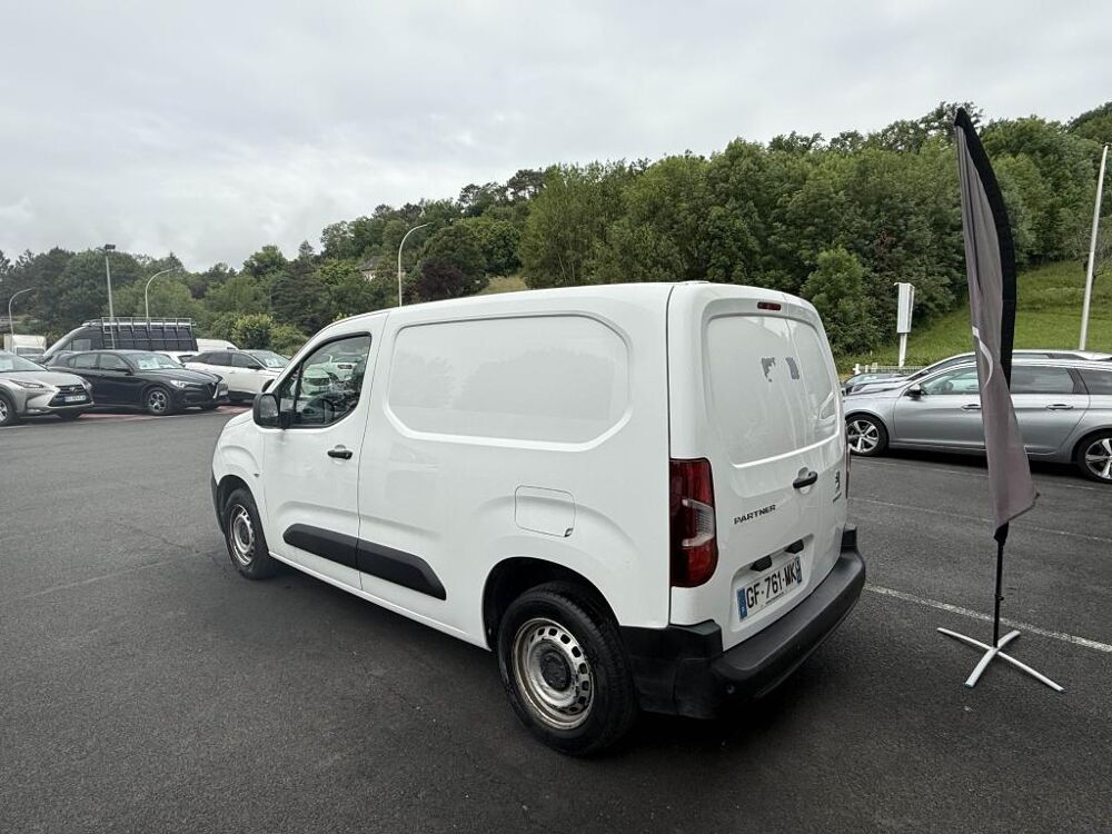 Partner Standard 650KG 1.5 BlueHDi S&S - 100 FOURGON Asphalt TVA REC 2022 occasion 19100 Brive-la-Gaillarde