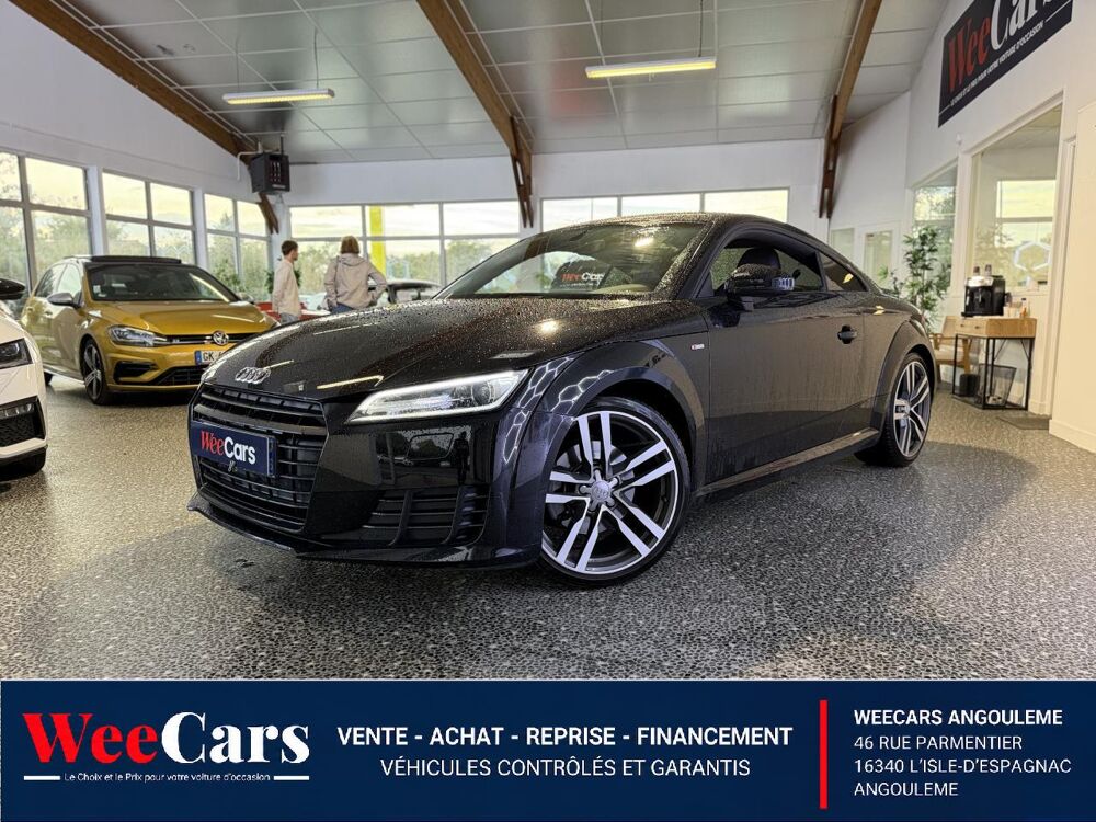 TT COUPE 1.8 TFSI 180CH S-LINE S-TRONIC BVA GARANTIE 12 MOIS 2016 occasion 16000 Angoul&ecirc;me
