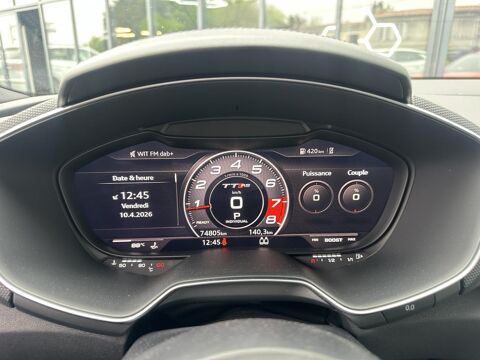 TT RS Quattro 2,5 TFSI 400ch BV S-TRONIC - Phase 3 - GARANTIE 1 2016 occasion 33450 Montussan