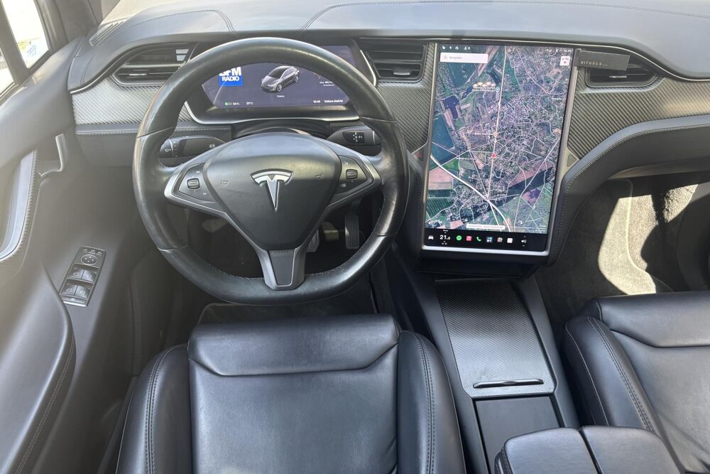 Model X 100D 525 ch- Autopilot Am&eacute;lior&eacute; - Int&eacute;rieur Cuir & Cam&eacute;ra 36 2018 occasion 78760 Jouars-Pontchartrain