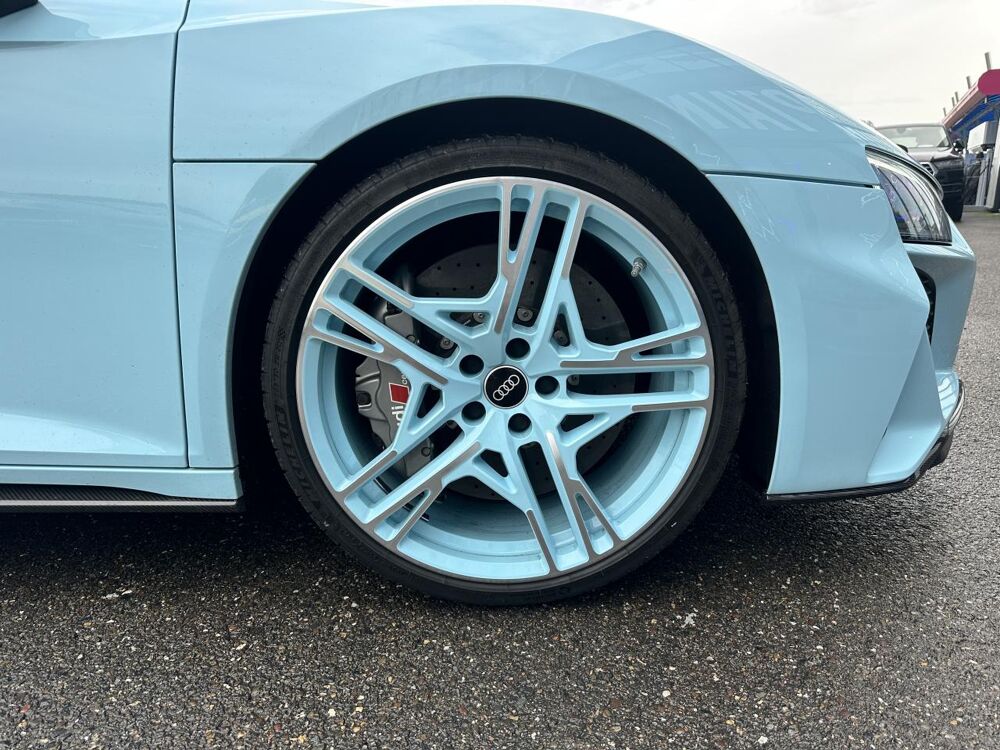 R8 Quattro 5.2 V10+ FSI 620 CH PERFORMANCE - S-TRONIC PPF BLEU 2021 occasion 33450 Montussan