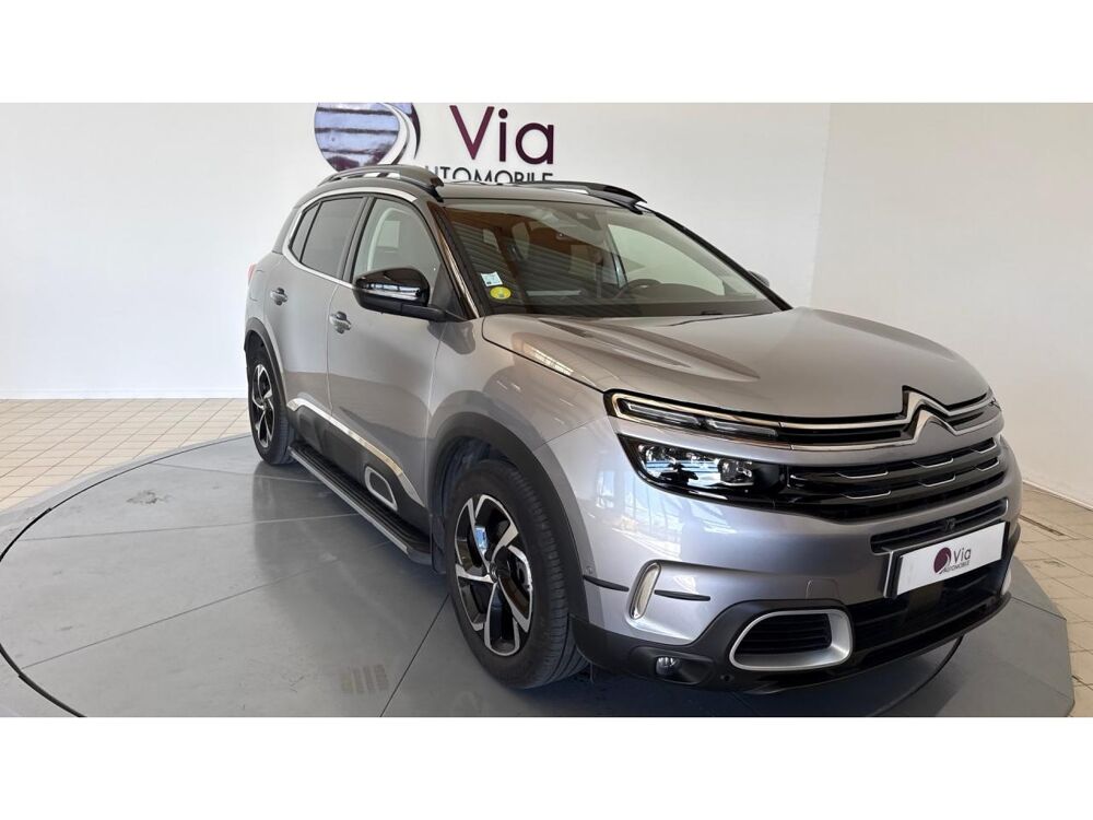 C5 aircross 1.5 130 -Shine / CARPLAY / HAYON ELEC / TOIT OUVRANT / SIEGE 2021 occasion 17600 Saujon