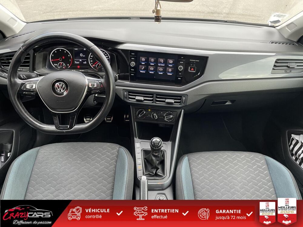 Polo VI 1.0 TSI 95 Cam&eacute;ra - Applecarplay United IQ Drive 2020 occasion 25300 Pontarlier
