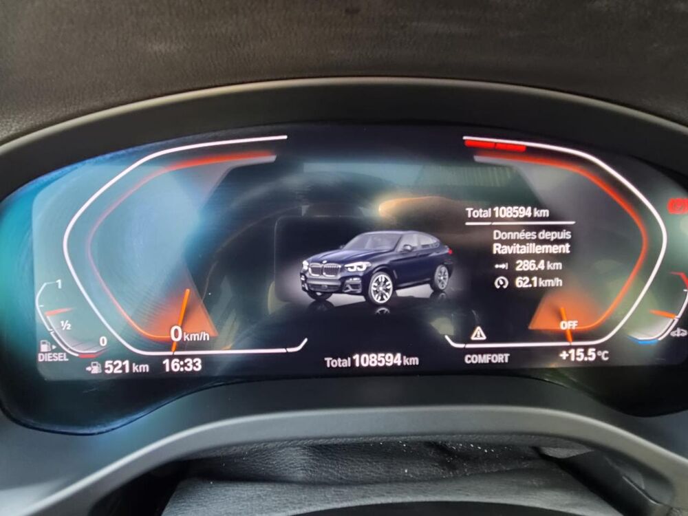 X4 xDrive 30d - M Sport - H&K - CAM - TOIT OUVRANT - SIEGES MEM 2019 occasion 25300 Pontarlier