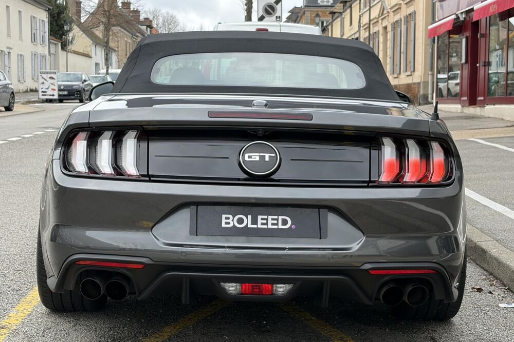 Mustang 5.0 V8 450 ceramique + echappement - cabriolet gt 2019 occasion 78760 Jouars-Pontchartrain
