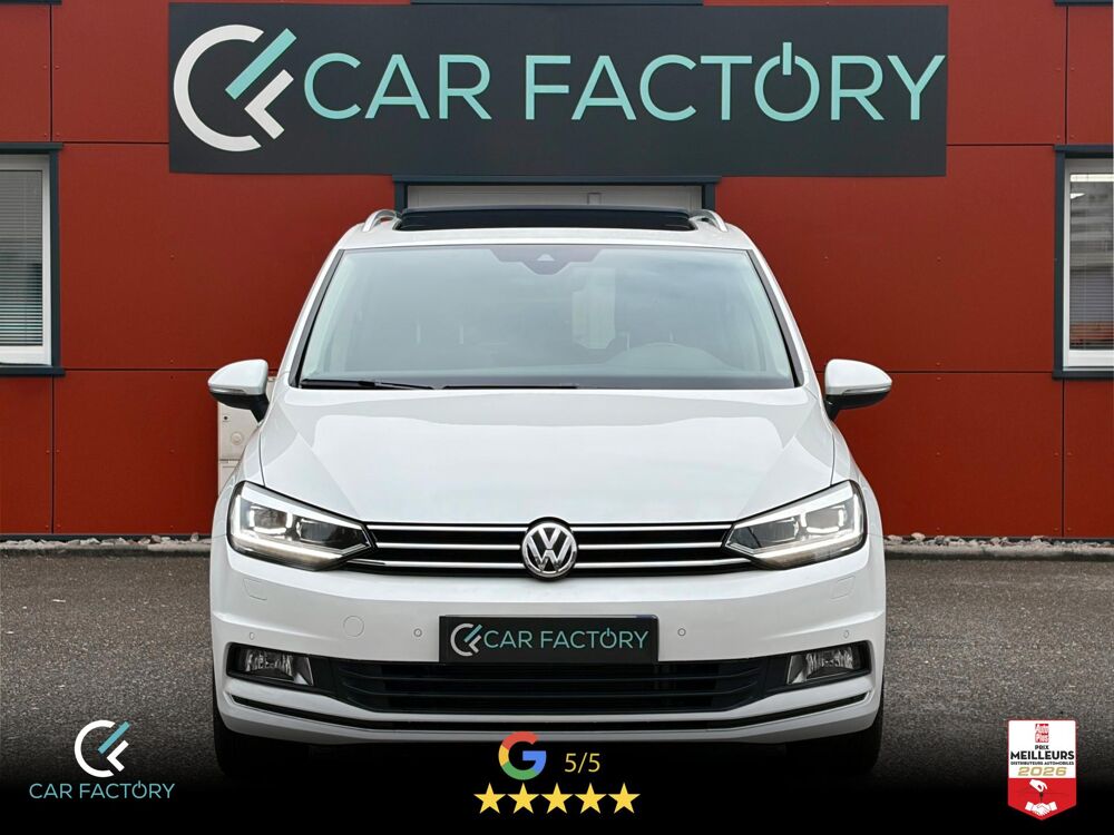 Touran 2.0 TDI 150 DSG Carat 1&egrave;re Main Attelage Toit ouvrant Pack 2017 occasion 67440 Marmoutier